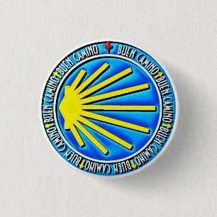 Camino de Santiago Ronde Button 3,2 Cm