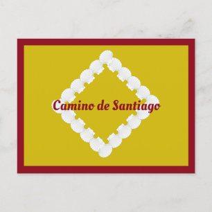 Camino de Santiago Scallop Shell Briefkaart