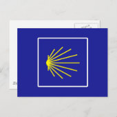 Camino de Santiago Sign, Spanje Briefkaart (Voorkant / Achterkant)
