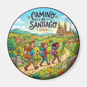 Camino de Santiago Spanje Magneet