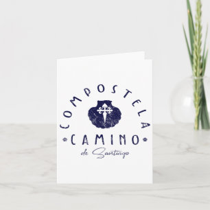 Camino De Santiago Spanje Scallop Shell St James H Kaart