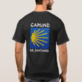 Camino de Santiago T-Shirt (Achterkant)
