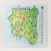 Camino Map Jigsaw Puzzle Legpuzzel (Horizontaal)