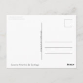 Camino Primitivo de Santiago (Spanje) Briefkaart (Achterkant)
