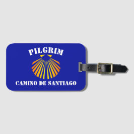 Camino Santiago de Compostela pelgrims Bagagelabel