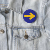Camino Yellow Arrow Button Camino de Santiago (In situ)