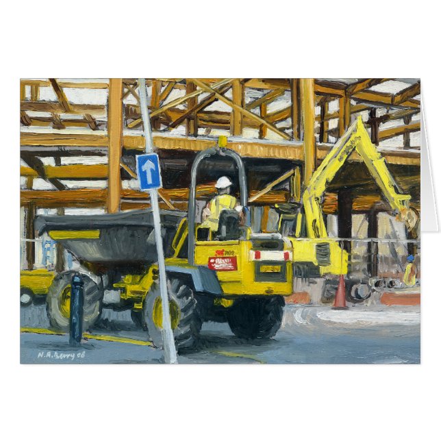 Camion à benne, Cardiff, Pays de Galles, Royaume-U (Devant Horizontal)