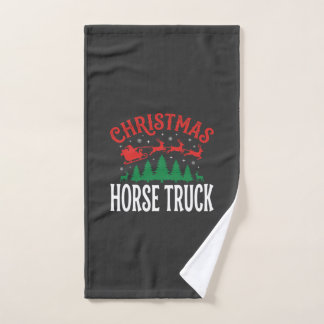 Camion à cheval de Noël Santa Sleigh