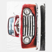 Camion à grande couverture en polaire (Devant)