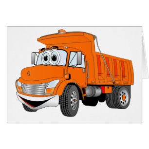 Camion à pompe 2 essieux Carton orange