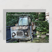 Camion abandonné sur invitation (Devant / Derrière)