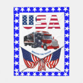 Camion américain - Patriotic Trucker Couverture ca (Devant)