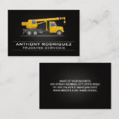 Camion | Carte de visite des services de camionnag (Devant / Derrière)