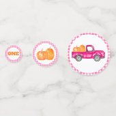 Camion citrouille Anniversaire Confetti - Camion R (Devant)