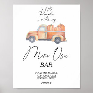 Camion citrouille \ Mon-osa bar Poster