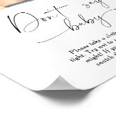 Camion citrouille - Ne pas dire Poster bébé (Coin)