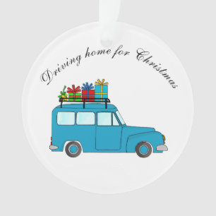 Camion "Conduire à la maison pour Noël" avec cadea
