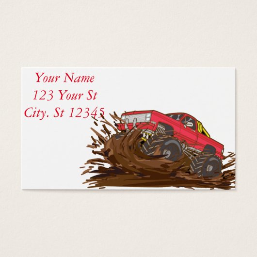 Camion de boue à 4 roues Thunder_Cove (Devant)