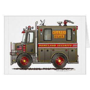 Camion de commande de sécurité de patrie