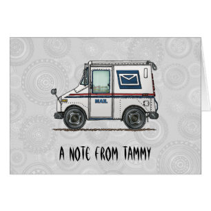 Camion de courrier mignon