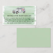 Camion de ferme et fleurs, apportez une carte de b (Devant / Derrière)