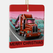 Camion de fret sur un ornement de Noël (Droite)