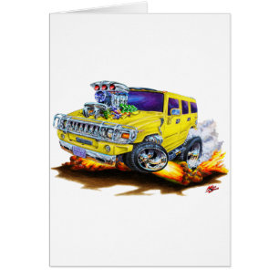 Camion de jaune de H2 de Hummer