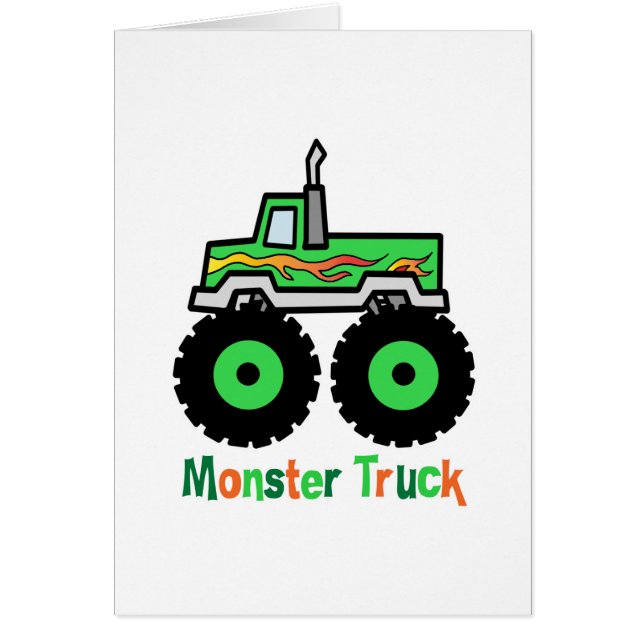 Camion de monstre vert (Devant)