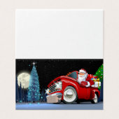 Camion de Noël de dessin animé (Outside Unfolded)