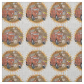 Camion de pompier Buddy Tissu de pompier (Échantillon)