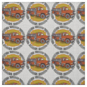 Camion de pompier Comment faire rouler Tissu de po (Échantillon)