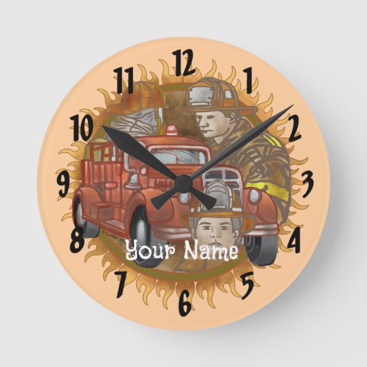 Camion de pompiers Buddy horloges des pompiers (Recto)