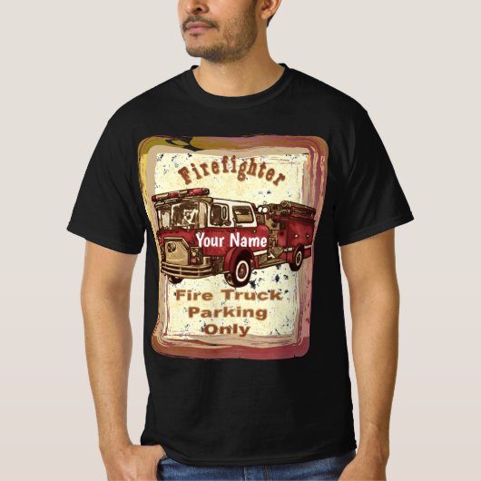 Camion de pompiers T-shirt Parking (Devant)