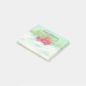 Camion de ramassage rouge de Noël Post-it Note Pad (Incliné)