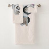 Camion de ramassage vintage avec fleurs rustique (En situation)