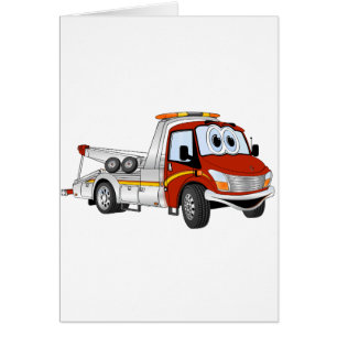 Camion de remorque en argent rouge