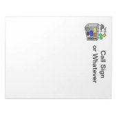 Camion de terrain Jour Radio Bloc-notes avec icône (Devant)