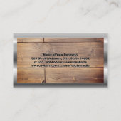 Camion de travail | Cartes en bois (Dos)