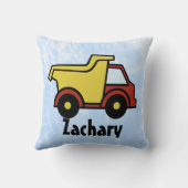 Camion de vidange oreiller à lancer personnalisé (Verso)