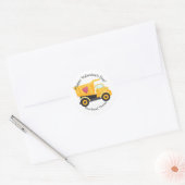 Camion de vidange Stickers Saint Valentin Personna (Enveloppe)