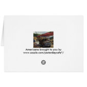 Camion de vidange vintage d'entreprise sur un chan (Dos Horizontal)