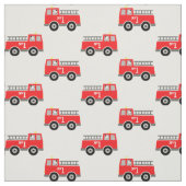 Camion d'incendie et tissu dalmate (Échantillon)