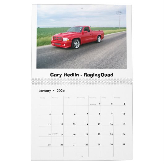 Camion du Dakota Etats-Unis 2008 du calendrier de (Jan 2026)