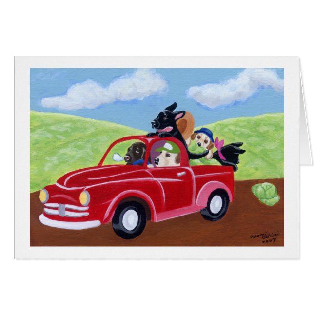 Camion et laboratoires rouges (Devant horizontal)