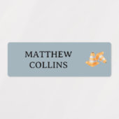 Camion étanche Nom de l'école Stickers Étiquette G (Design 2)