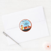 Camion Fête Anniversaire Stickers Faveur (Enveloppe)