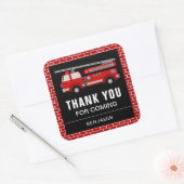 Camion Fête d'anniversaire Favoriser Sticker (Enveloppe)