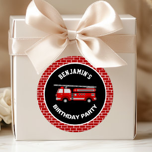 Camion Fête d'anniversaire Favoriser Sticker