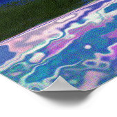 Camion jaune de bois de charpente en affiche d'art (Coin)