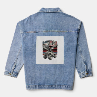 Camion Monstre Aigle Américain Vintage Patriotique